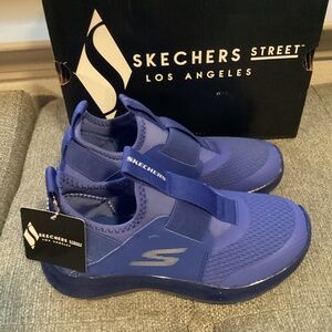 Skechers Little Kids Skech Fast Ice Casual Sneakers, size 1